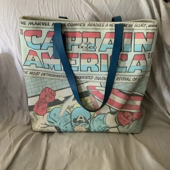 Captain America Coach Marvel Bags Coach Bags Coach X Marvel